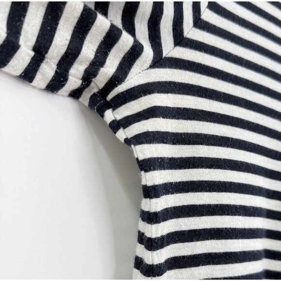 Stem Black & White Striped Organic Cotton Shirt Size M See Photos - Picture 4 of 12